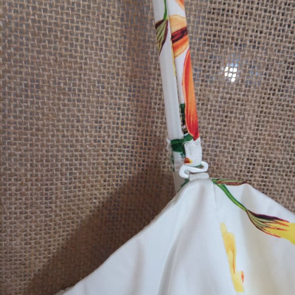 Lulumari Floral Pattern Midi Sundress Size M - Picture 10 of 12